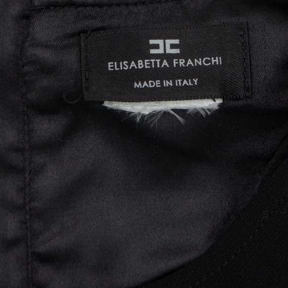 ELISABETTA FRANCHI Black Corset-Style Harness‎ Top – Size 40 (IT) - Picture 8 of 9